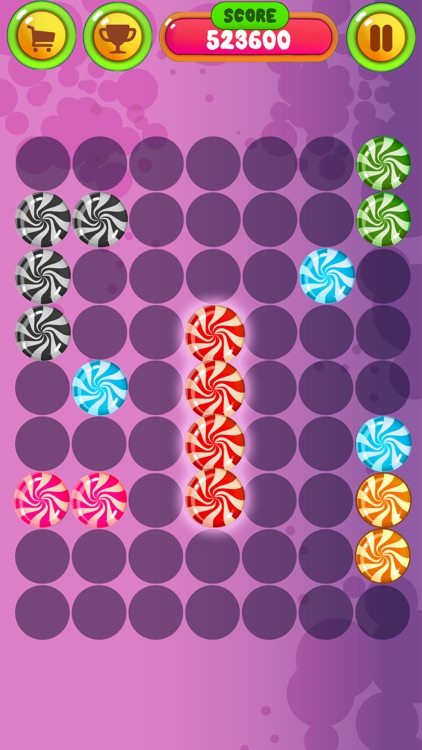 Candy Match 4 Line Puzzle - Play Best Free Retro Colors Matching Game for Kid.s and Adults screenshot-3