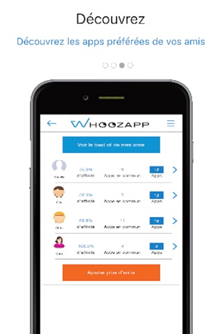 Whoozapp, 1er réseau social dédié aux apps screenshot 2