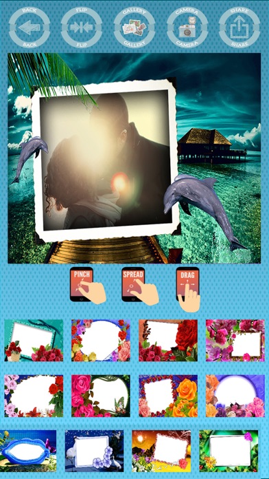 Flowers frames to cards screenshot 4