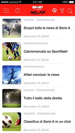 SportFlash Milan(圖2)-速報App