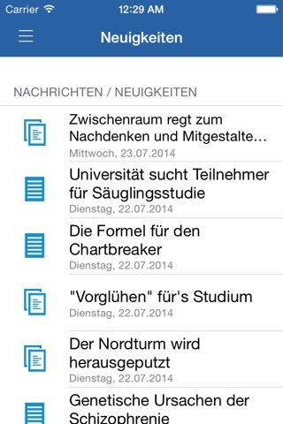 Uni Bonn App screenshot 3