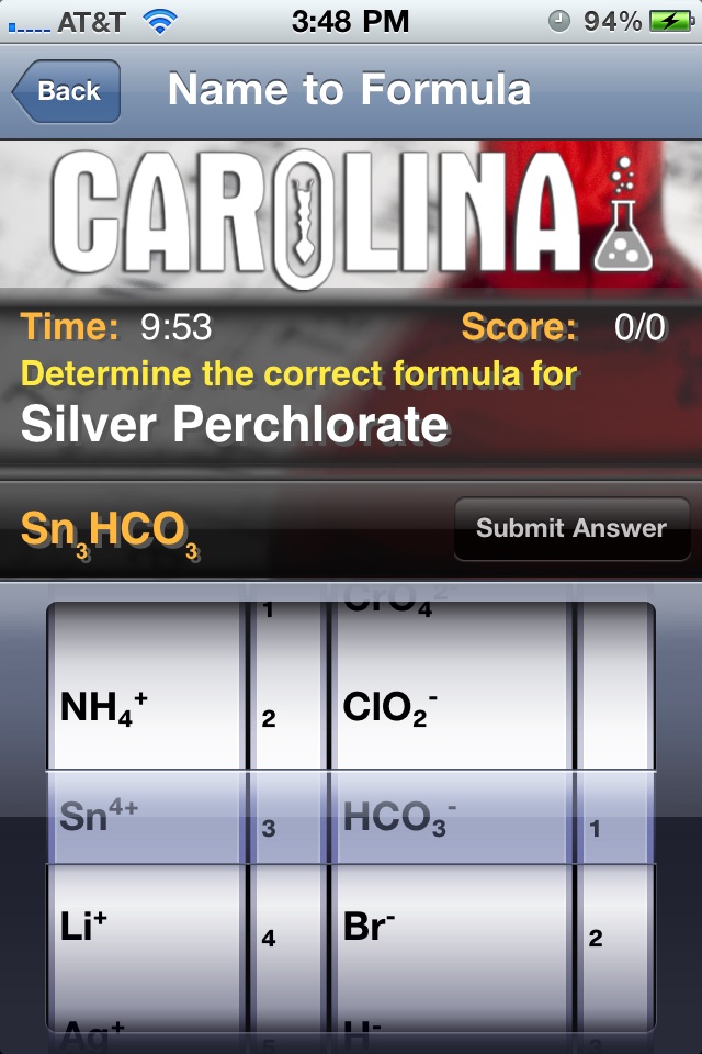 Chemistry Formula Practice Free screenshot 3