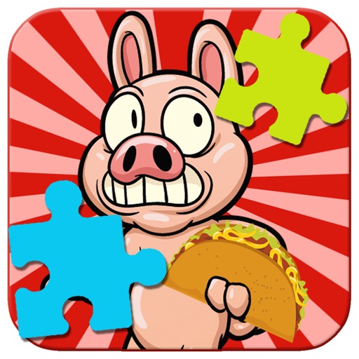 Restaurant Peppa Food Story Jigsaw Puzzle Game Icon