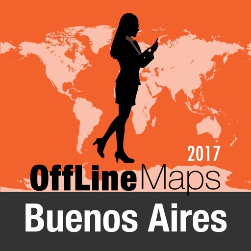 Buenos Aires Offline Map and Travel Trip Guide icon