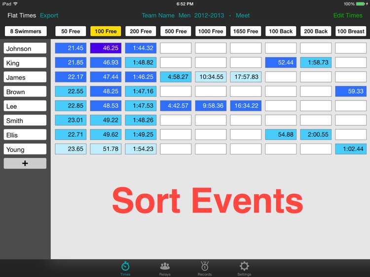 Swim Team Manager screenshot-3