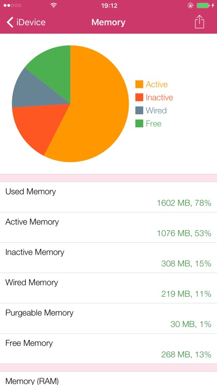 iDevice - info of device