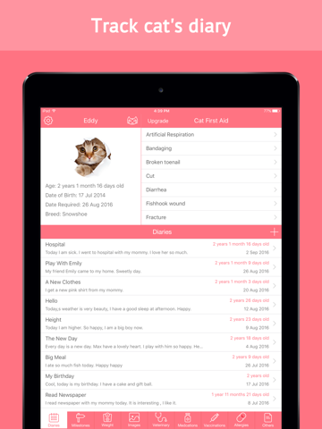 Cat Buddy - My Cat File and First Aid - náhled