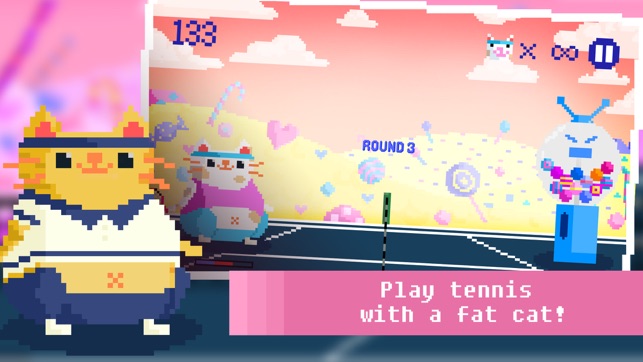 Candy Cat Tennis - Pixel Training