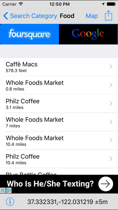 Nearby Food - Restaurant Finder Lite screenshot 2