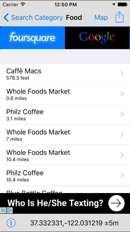 Nearby Food - Restaurant Finder Lite