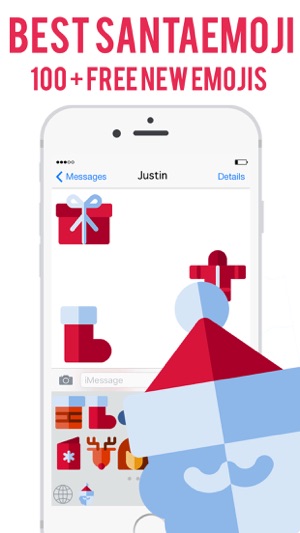 SantaEmoji - Christmas Emojis Stickers Keyboard(圖1)-速報App