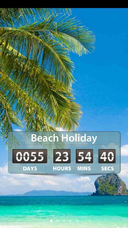 Holiday & Vacation Countdown Timer - Event Widget