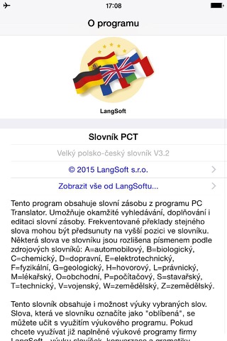 Slovník PCT polsko-český screenshot 3