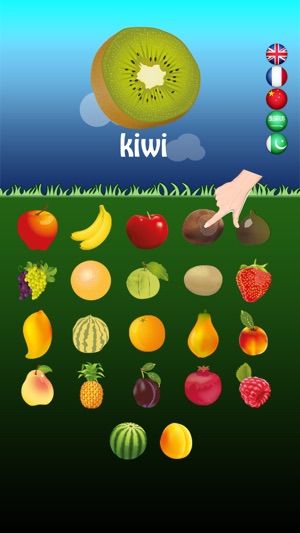 Multilingual Fruits Go for Kids(圖4)-速報App