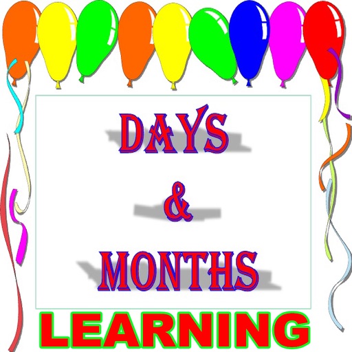 Days Of Week & Month Of Year With Flashcards Learn Icon