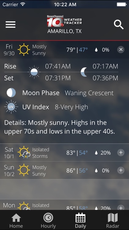 KFDA - NewsChannel 10 Weather Tracker screenshot-4