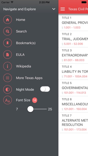 Texas Civil Practice and Remedies Code 2017(圖5)-速報App