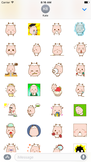 Lovely Sheep - Animated Stickers And Emoticons(圖4)-速報App