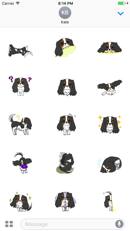 Cavalier King Animated Sticker