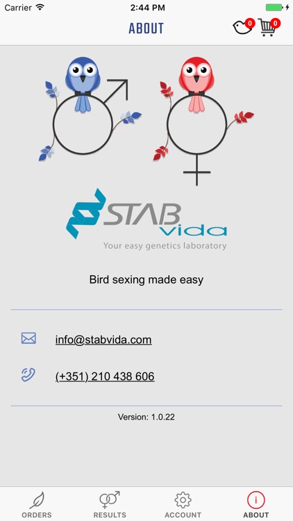 STABVIDA birds