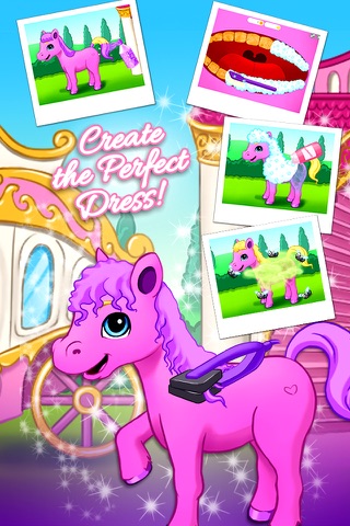 Princess Pet Castle - Pony care, Tea Party & Royal Spa screenshot 2