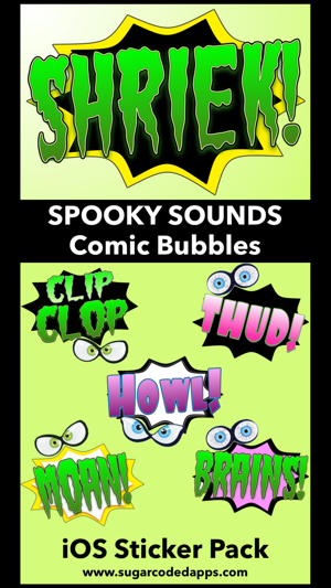 Shriek! Spooky Sound Comic Bubbles(圖1)-速報App