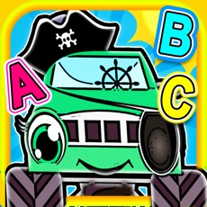 Activities of Pirate Preschool Monster Trucks  - Solve puzzles