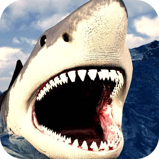 Jurassic Shark attack underwater World icon