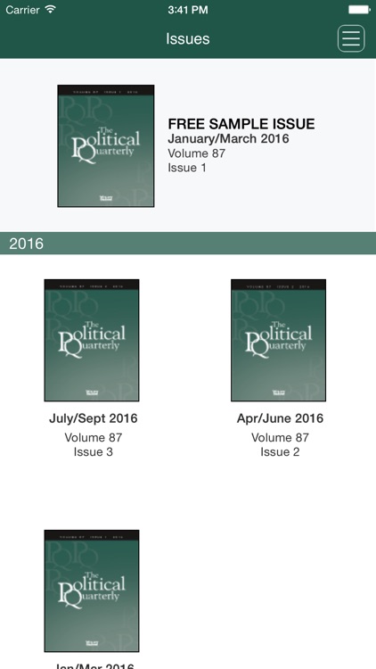 The Political Quarterly