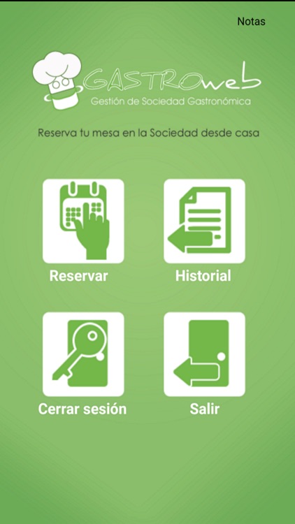 GastroWeb Gestión de Sociedad