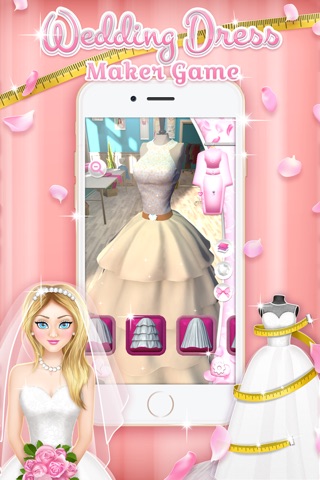 Wedding Dress Maker Game: Brides Fashion Studio screenshot 2