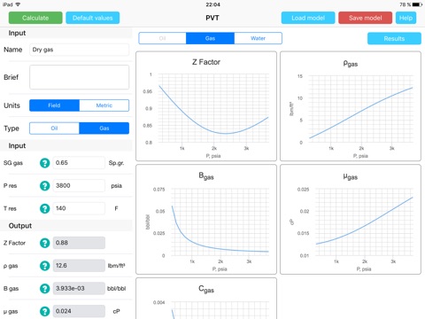 PVT Calc screenshot 3