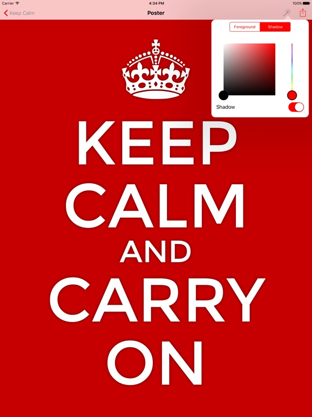 keep calm creator on