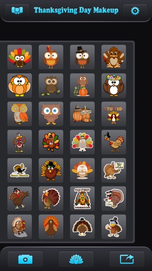 Thanksgiving Day Makeup - Blend Holiday Stickers(圖4)-速報App