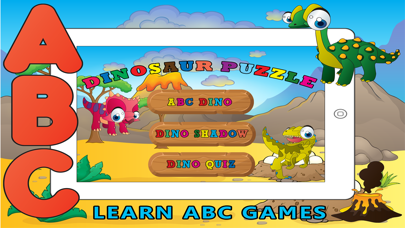 How to cancel & delete Learn ABC Dinosaur Shadow Puzzle - Flash Card Game from iphone & ipad 1