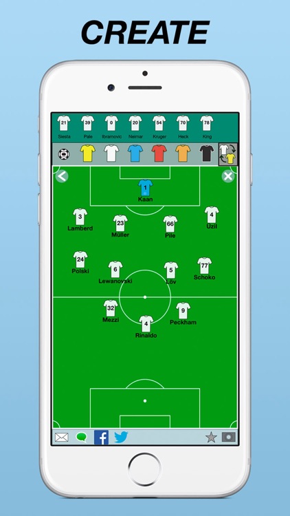 Team Lineup PRO Soccer