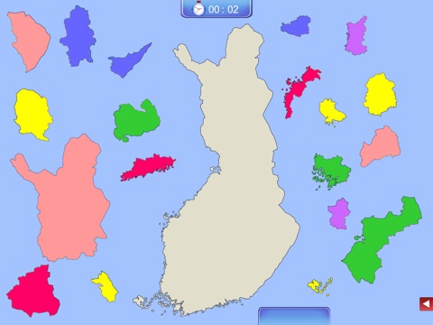 Finland Puzzle Map screenshot 2