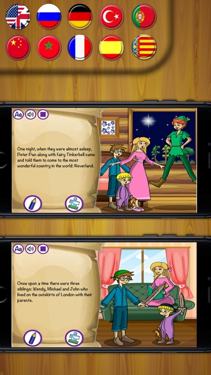 Peter Pan Classic tales - interactive book PRO