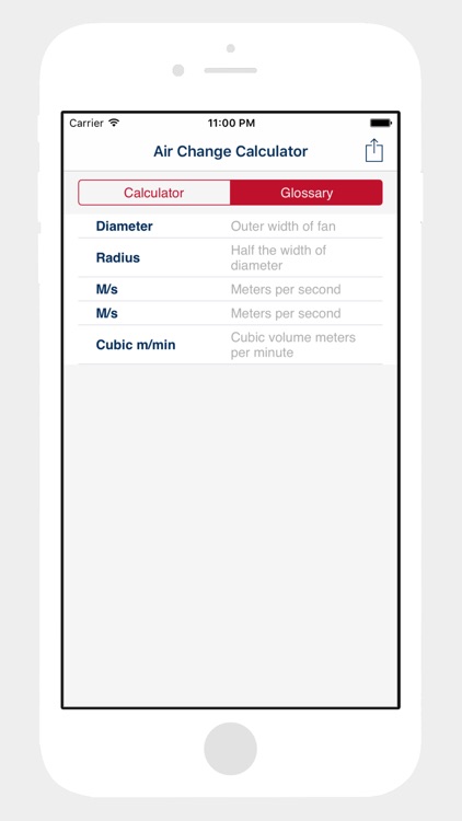 Air Change Calculator