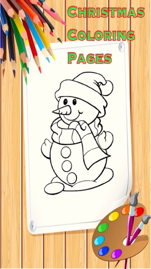 Christmas Coloring Pages - Drawing Pad F