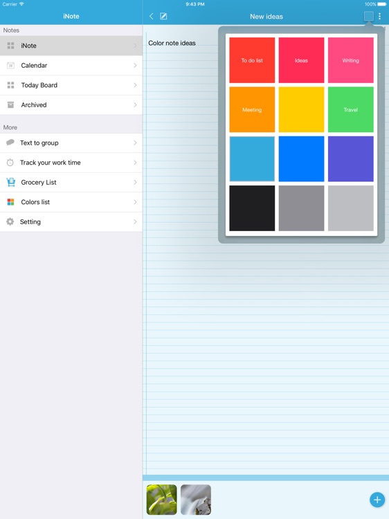 iNote Pro HD - Sticky Note by Color screenshot-3