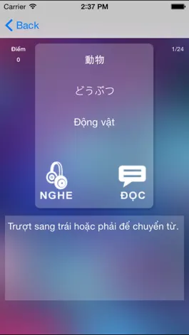 Game screenshot JAPANESE SPEAK - Luyện phát âm tiếng Nhật apk