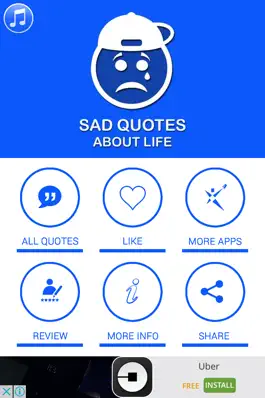 Game screenshot Sad Quotes About Life apk