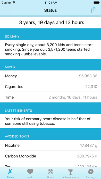Quit It 3.0 - stop smoking Screenshot 1