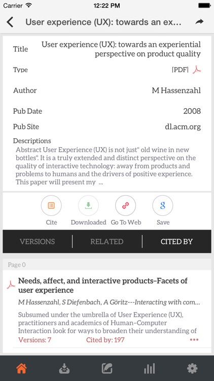 GoScholar for Google Scholar: Download Article App