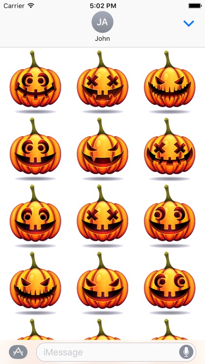 Happy Halloween Pumpkin Sticker Pack 03