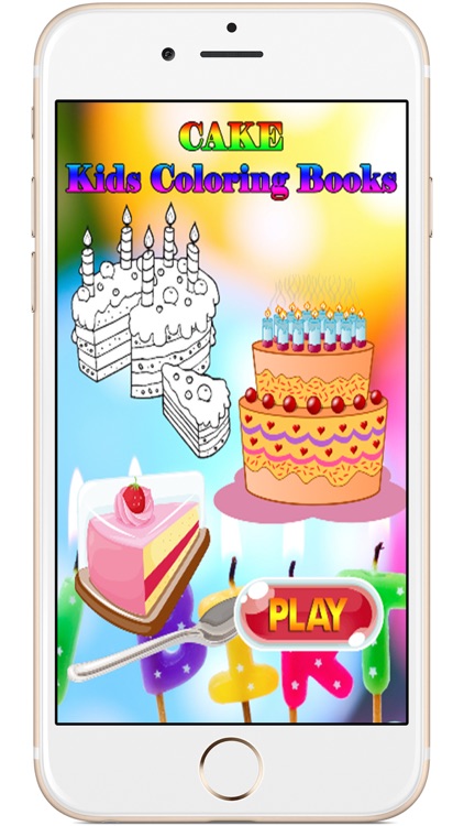 Birthday Cake Cartoon Kids Coloring Books for Baby