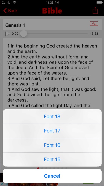 King James Version Bible (Audio) screenshot-4