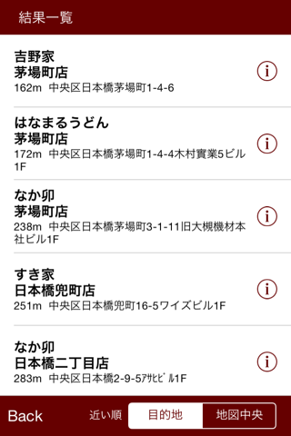 Famire's 牛丼・定食検索（ファミレスシリーズ） screenshot 2