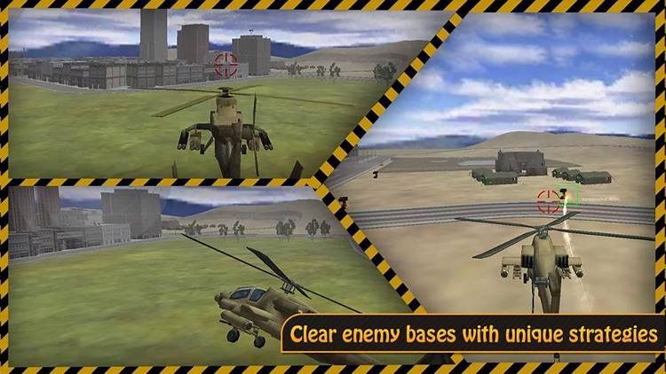 Apache Helicopter 3D : War Heli Strike Game 2017